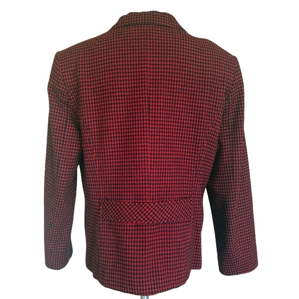 Pendleton Buffalo Check Wool Single Breasted Blaz… - image 7